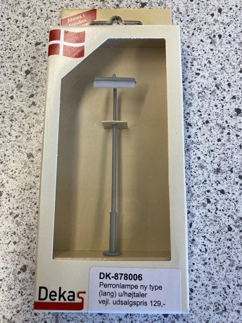 Dekas 878006  Moderne type (langt amatur) u/højtaler, H0 